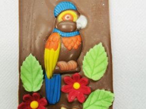 CIOCCOLATO CON FIGURA PAPPAGALLO