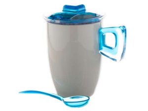TAZZA CON INFUSORE E CUCCHIAINO TISA