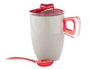 TAZZA CON COLINO E CUCCHIAINO TISA