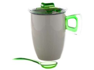 TAZZA CON COLINO E CUCCHIAINO TISA