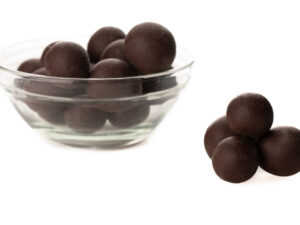 PALLINE DI CIOCCOLATO FONDENTE E NOCCIOLE